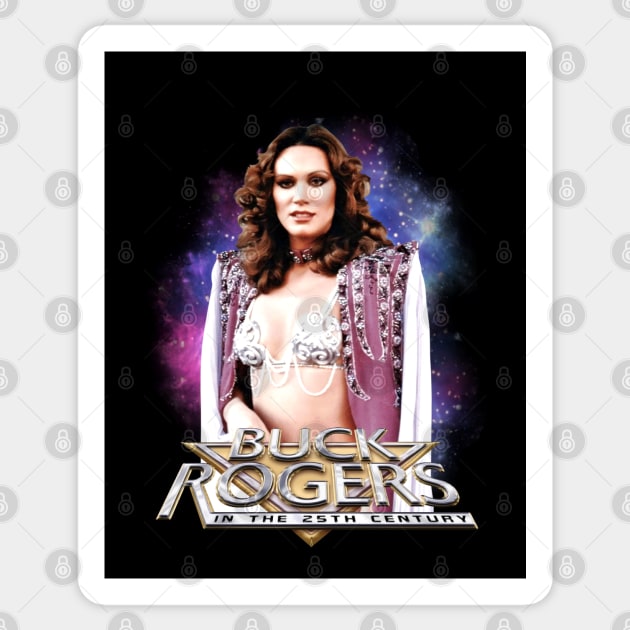 buck rogers princess ardala draconian Sticker by cezzaneartist